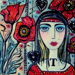 A Tryst Amid Poppies