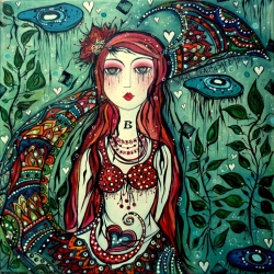 While Beauty Sat Bathing