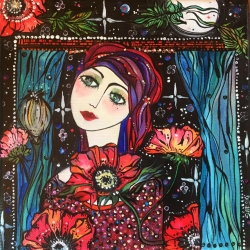 The Temple Maiden of the Moon