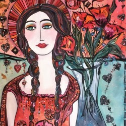 The Woman And The Vase