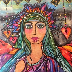 Wahine Over The Sunset