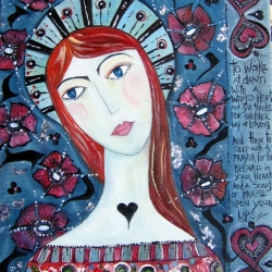 dawn with winged heart